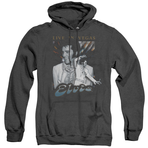 Image for Elvis Heather Hoodie - Live in Vegas