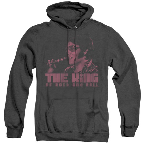 Image for Elvis Heather Hoodie - Hail to the King