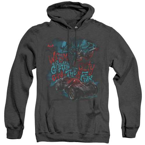 Image for Batman Arkham Knight Heather Hoodie - City of Fear