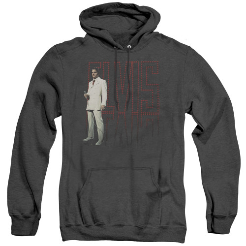 Image for Elvis Heather Hoodie - White Suit