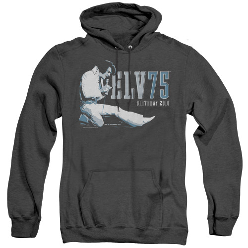 Image for Elvis Heather Hoodie - 75 Logo