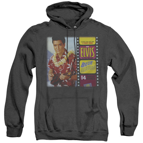 Image for Elvis Heather Hoodie - Blue Hawaii Album