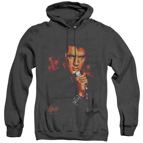 Image for Elvis Heather Hoodie - More Trouble