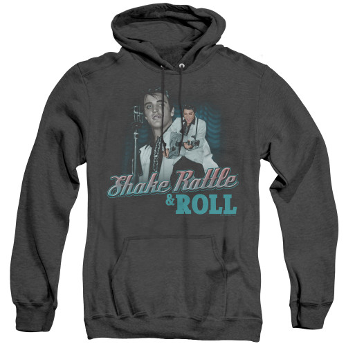 Image for Elvis Heather Hoodie - Shake Rattle & Roll