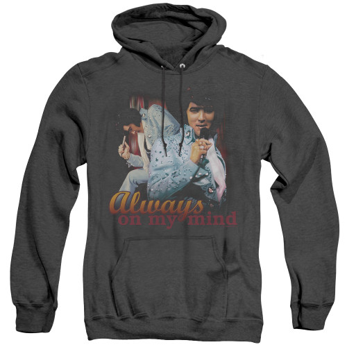 Image for Elvis Heather Hoodie - Always on My Mind