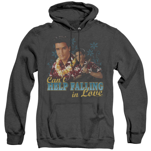 Image for Elvis Heather Hoodie - Can't Help Falling