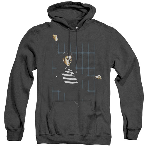 Image for Elvis Heather Hoodie - Blue Bars