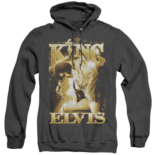 Image for Elvis Heather Hoodie - the King