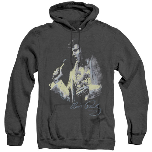 Image for Elvis Heather Hoodie - Painted King