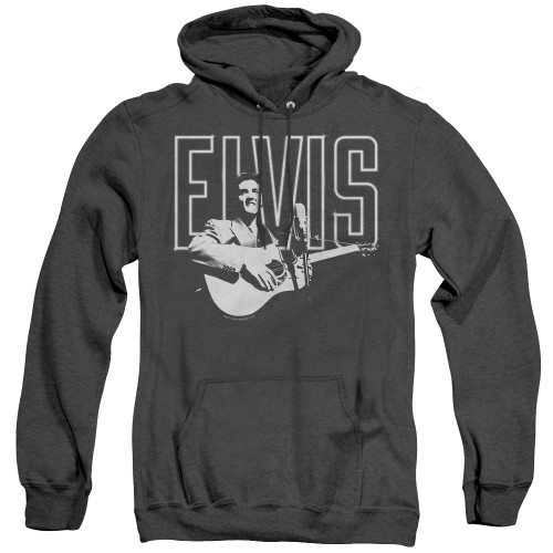 Image for Elvis Heather Hoodie - White Glow