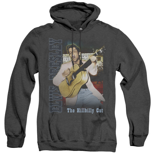 Image for Elvis Heather Hoodie - Memphis Cat