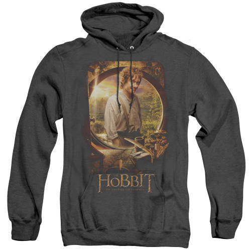 Image for The Hobbit Heather Hoodie - Bilbo Poster