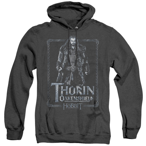 Image for The Hobbit Heather Hoodie - Thorin Stare