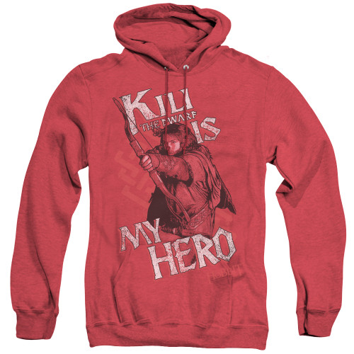 Image for The Hobbit Heather Hoodie - Kili is my Hero