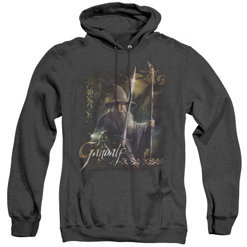 Image for The Hobbit Heather Hoodie - Sword and Staff