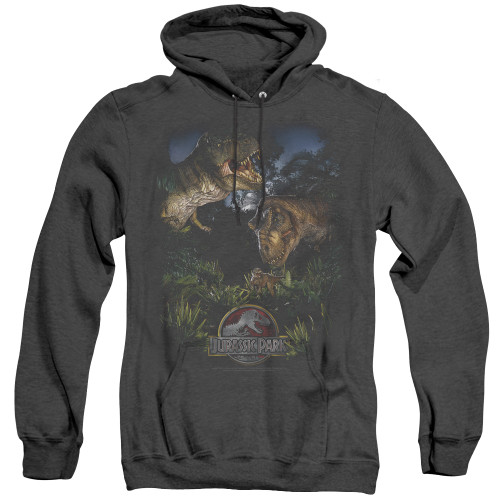 Image for Jurassic Park Heather Hoodie - Happy Family