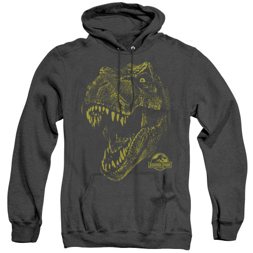 Image for Jurassic Park Heather Hoodie - Rex Mount