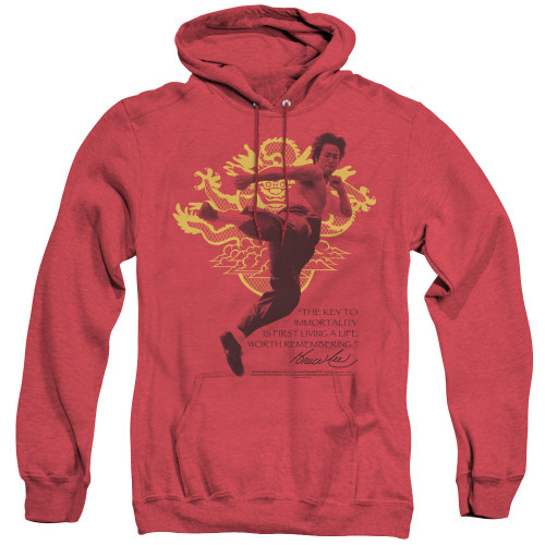 Image for Bruce Lee Heather Hoodie - Immortal Dragon