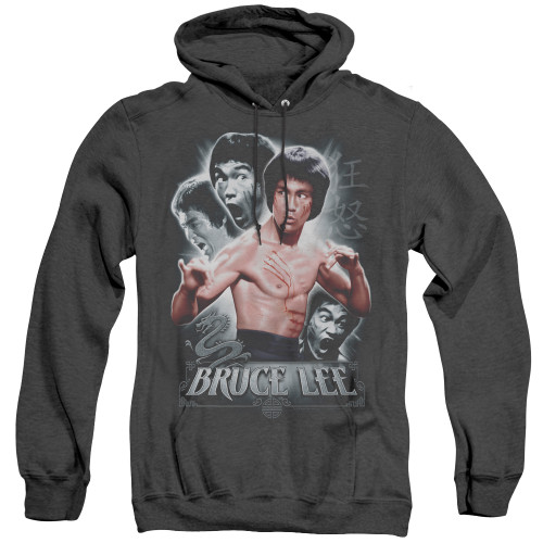 Image for Bruce Lee Heather Hoodie - Inner Fury