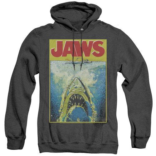 Image for Jaws Heather Hoodie - Bright Jaws