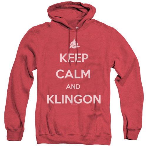 Image for Star Trek the Next Generation Heather Hoodie - Keep Calm and Klingon