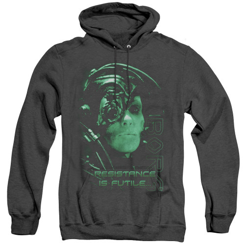 Image for Star Trek the Next Generation Heather Hoodie - Resistance is Futile