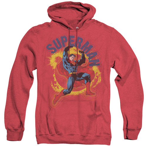 Image for Superman Heather Hoodie - A Name To Uphold