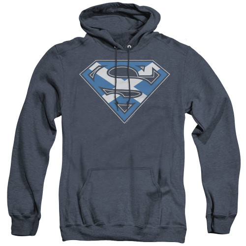 Image for Superman Heather Hoodie - Scottish Shield