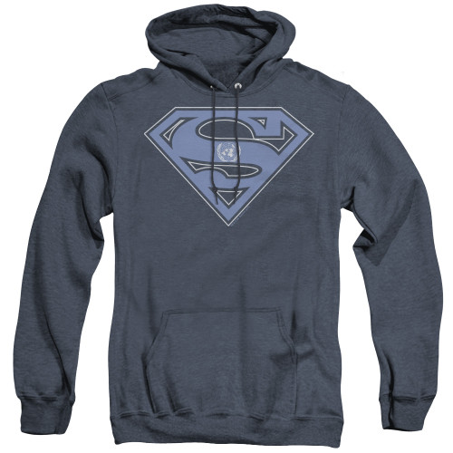 Image for Superman Heather Hoodie - U N Shield