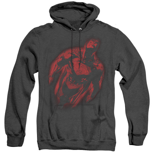 Image for Superman Heather Hoodie - Sprayed Supes