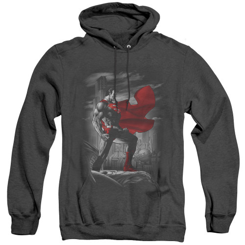 Image for Superman Heather Hoodie - Metropolis Guardian