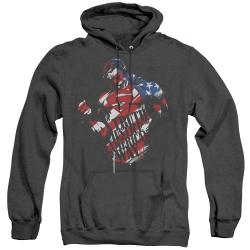 Image for Superman Heather Hoodie - The American Way