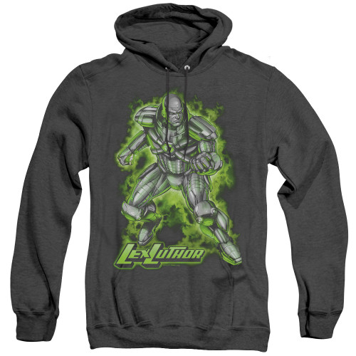 Image for Superman Heather Hoodie - Kryptonite Powered