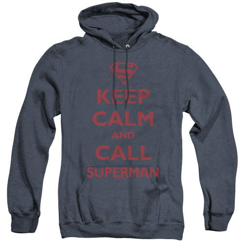 Image for Superman Heather Hoodie - Call Superman
