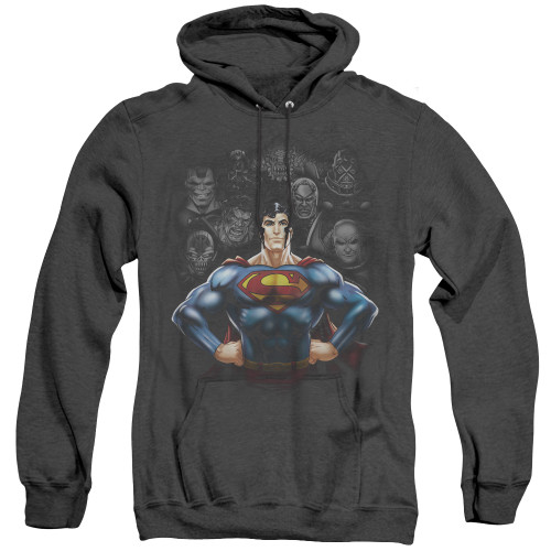 Image for Superman Heather Hoodie - Villains