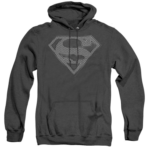 Image for Superman Heather Hoodie - Chainmail