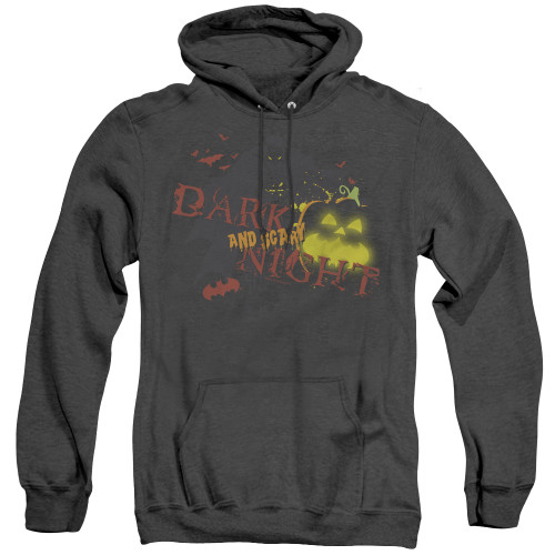 Image for Batman Heather Hoodie - Dark And Scary Night