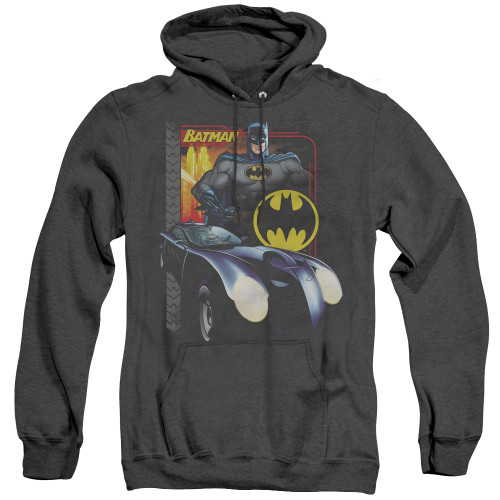 Image for Batman Heather Hoodie - Bat Racing