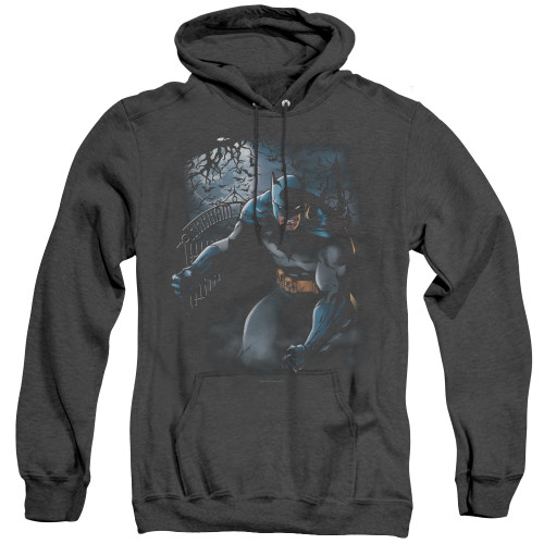 Image for Batman Heather Hoodie - Light Of The Moon