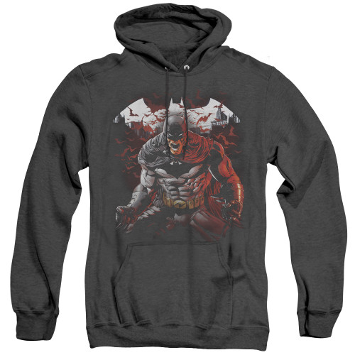 Image for Batman Heather Hoodie - Raging Bat