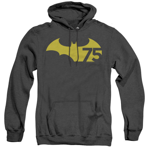 Image for Batman Heather Hoodie - 75 Logo 2