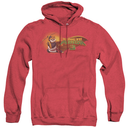 Image for Kung Fu Panda Heather Hoodie - Po Logo