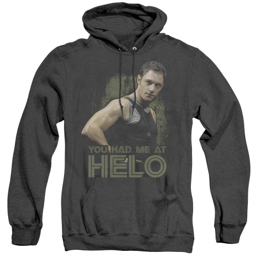 Image for Battlestar Galactica Heather Hoodie - You Had Me at Helo