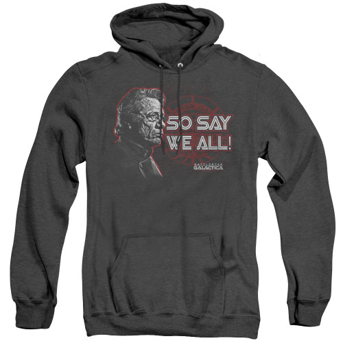 Image for Battlestar Galactica Heather Hoodie - So Say We All