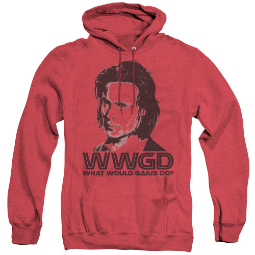 Image for Battlestar Galactica Heather Hoodie - WWGD