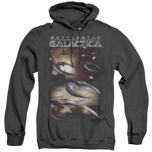 Image for Battlestar Galactica Heather Hoodie - When Cylons Attack