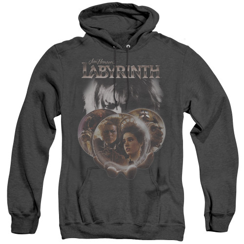 Image for Labyrinth Heather Hoodie - Globes