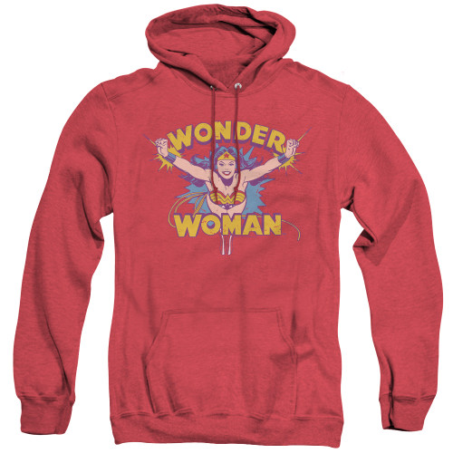 Image for Wonder Woman Heather Hoodie - Flying Through