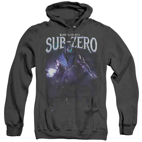 Image for Mortal Kombat Heather Hoodie - Sub-Zero