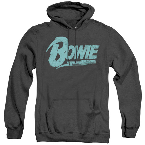 Image for David Bowie Heather Hoodie - Logo